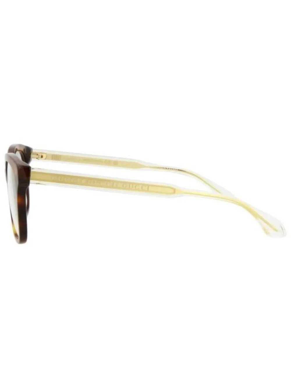 New Gucci Womens Square/Rectangle Havana Crystal Transparent Fashion Designer Ey